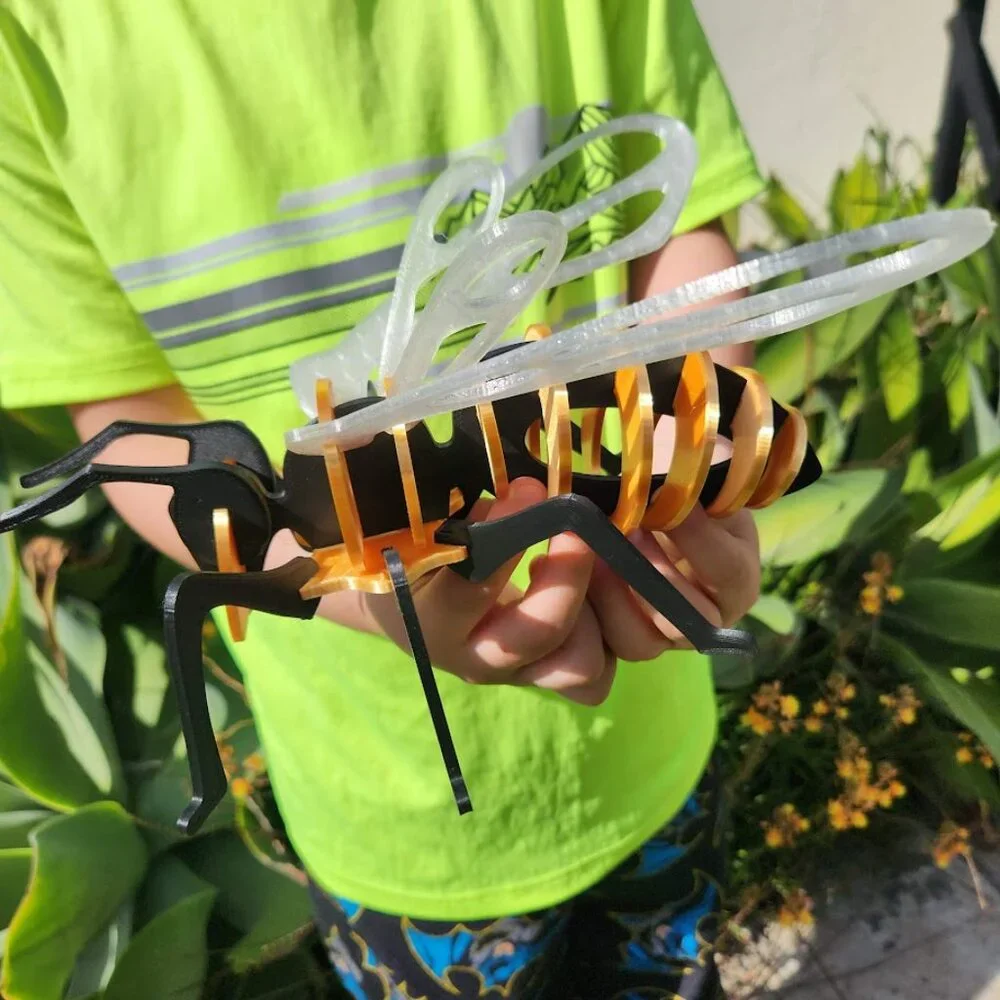Bee Model Honeybee 3D Puzzle Honey Bees Classroom Science STEM Craft Insect Bugs